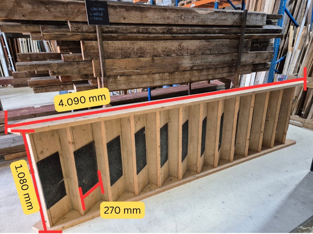 Houten trap, Ophalen, Gebruikt, Trap, 4 meter of meer
