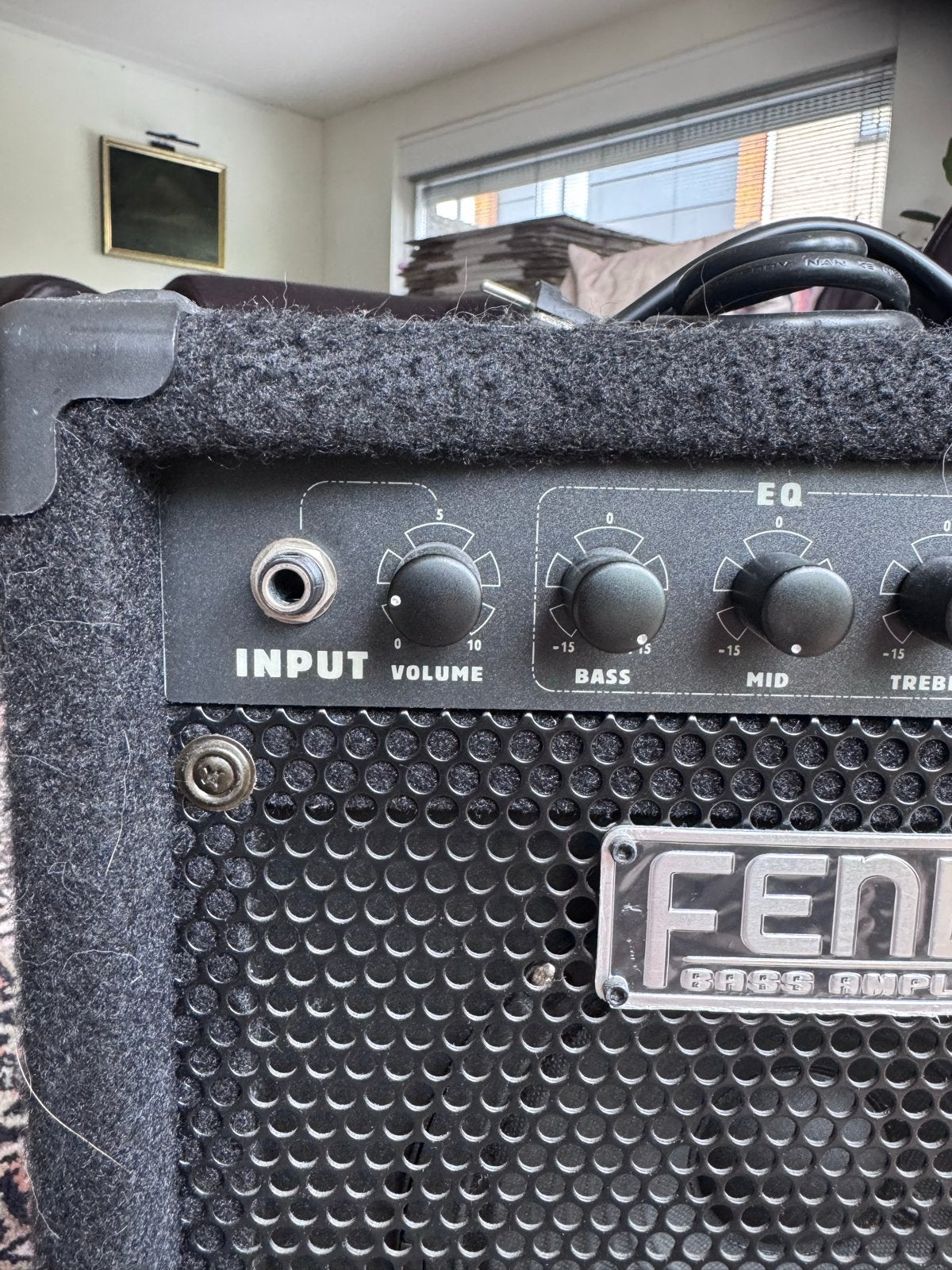 Fender Rumble 15 Basgitaarversterker, Muziek en Instrumenten, Ophalen, Gebruikt, Basgitaar, Minder dan 50 watt