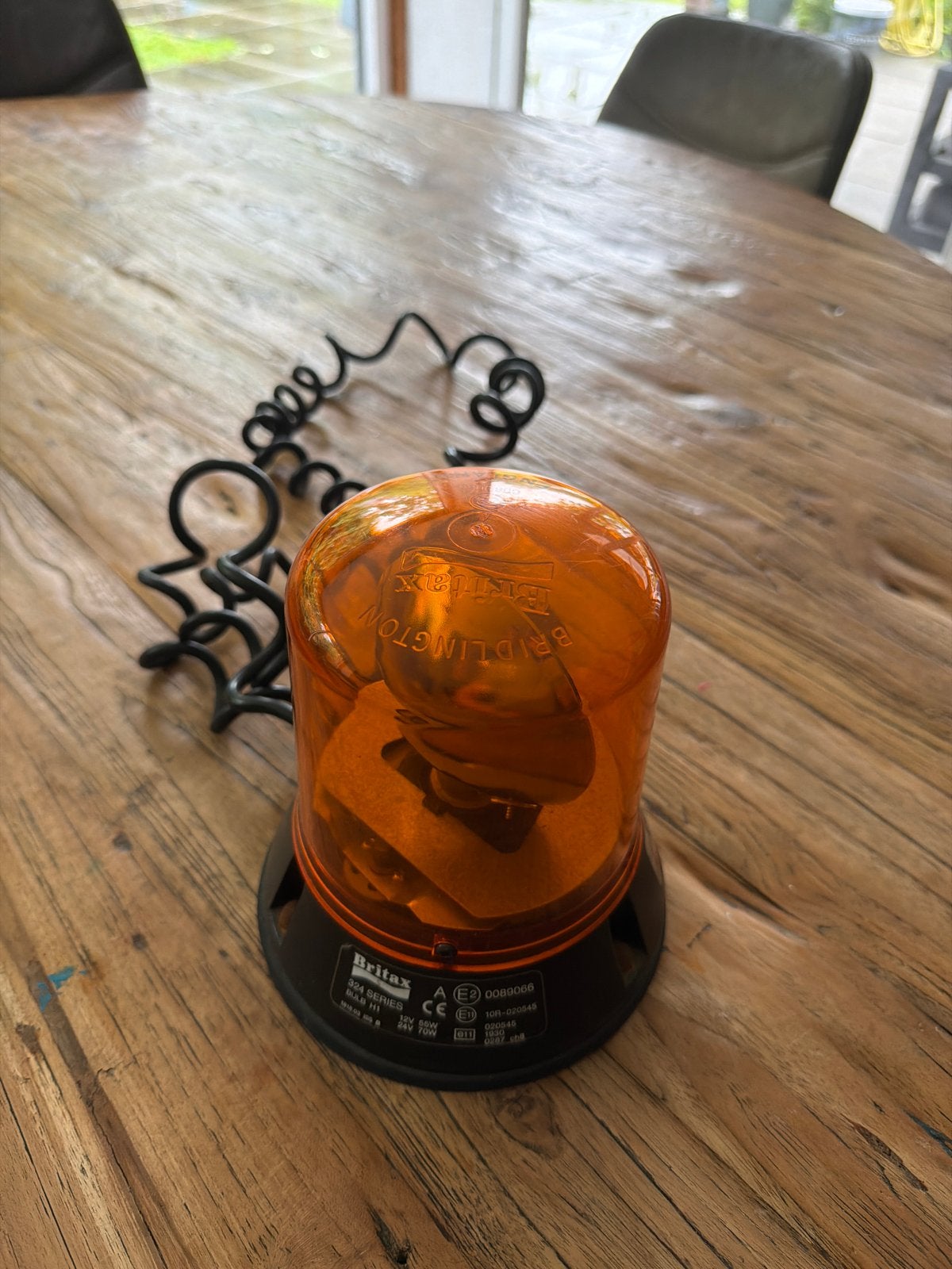 Oranje zwaailamp 12V/24V - Britax 324 Serie, Ophalen of Verzenden, Gebruikt, Universele onderdelen