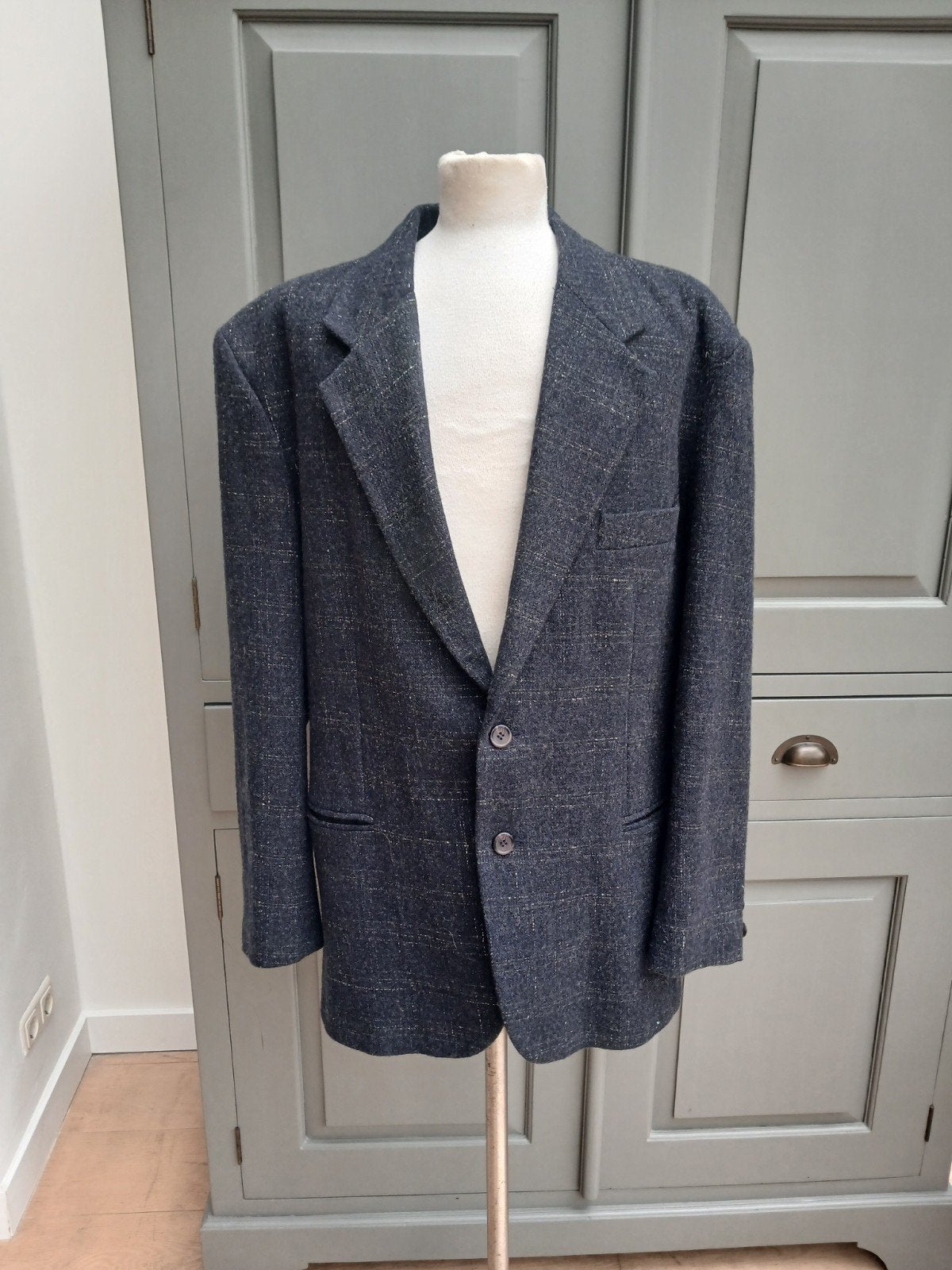 quality classic style colbert maat L 90% wol, Ophalen of Verzenden, Zo goed als nieuw, Maat 52/54 (L)
