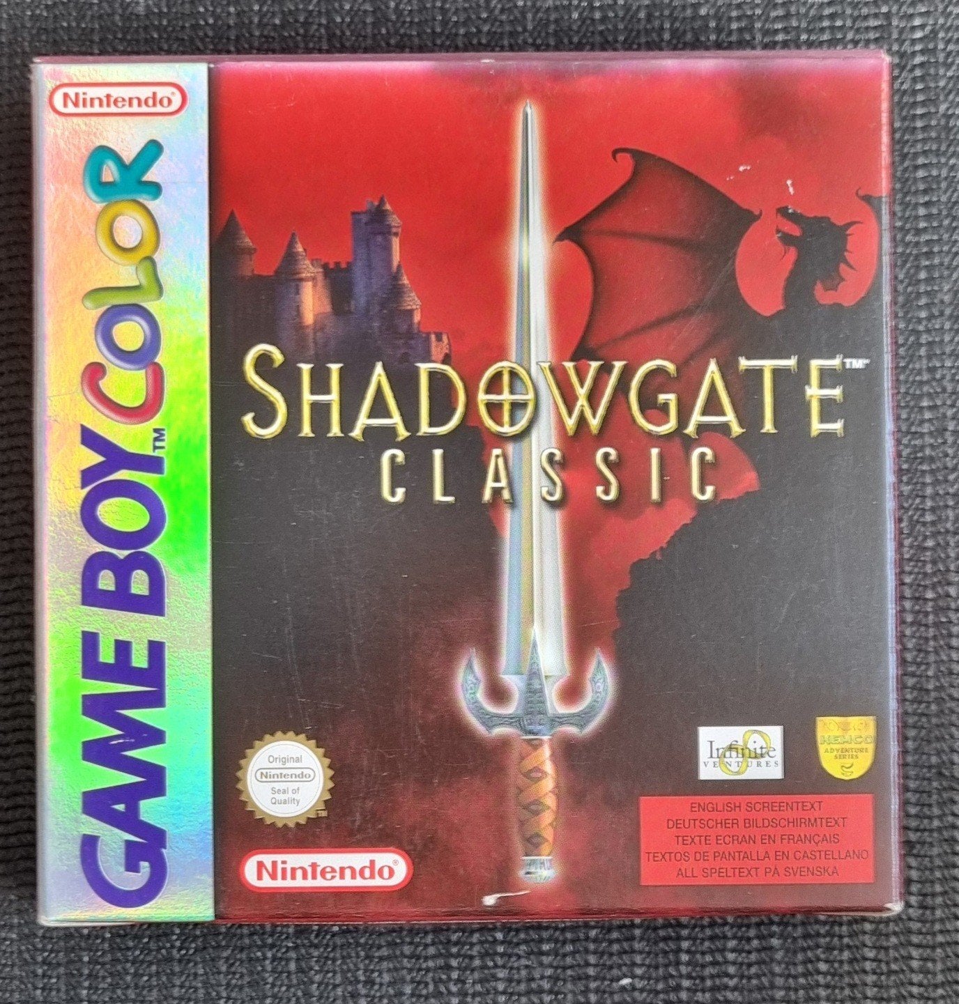Shadowgate Classic Game Boy Color (CIB) - Zeldzaam!, Spelcomputers en Games, Games | Nintendo Game Boy, Avontuur en Actie, 1 speler