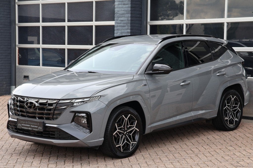 Hyundai TUCSON 1.6 T-GDI N line automaat HEV, Auto's, Gebruikt, Met garantie (alle), Hybride Elektrisch/Benzine, Tucson