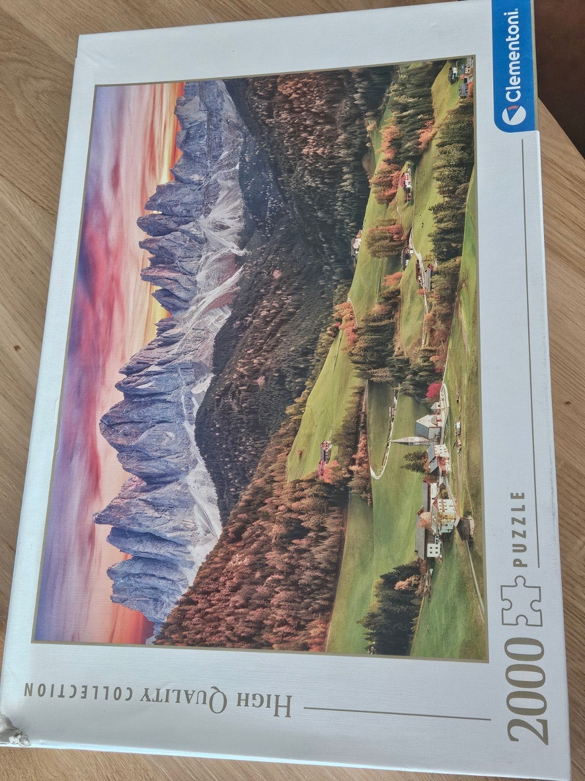GRATIS Puzzel landschap 2000 stukjes, Ophalen, Meer dan 1500 stukjes, Gebruikt, Legpuzzel