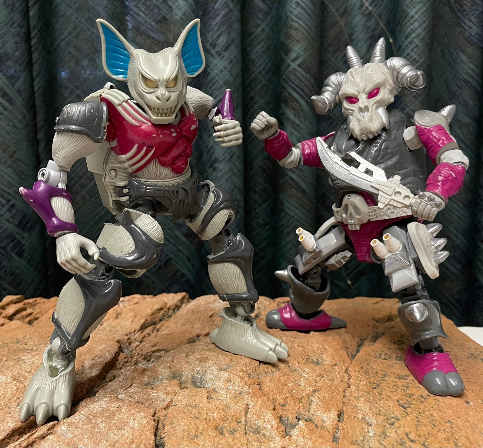 Custom Pretender Skullgrin & Bomb Burst / Blood, Verzamelen, Transformers, G1, Ophalen of Verzenden, Gebruikt, Decepticons