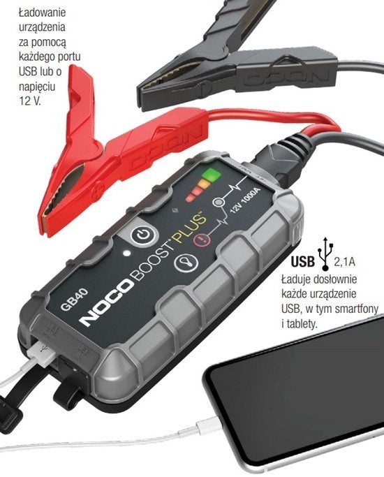 Noco Genius GB40 Booster Jumpstarter - 12V 1000A, Ophalen of Verzenden, Nieuw