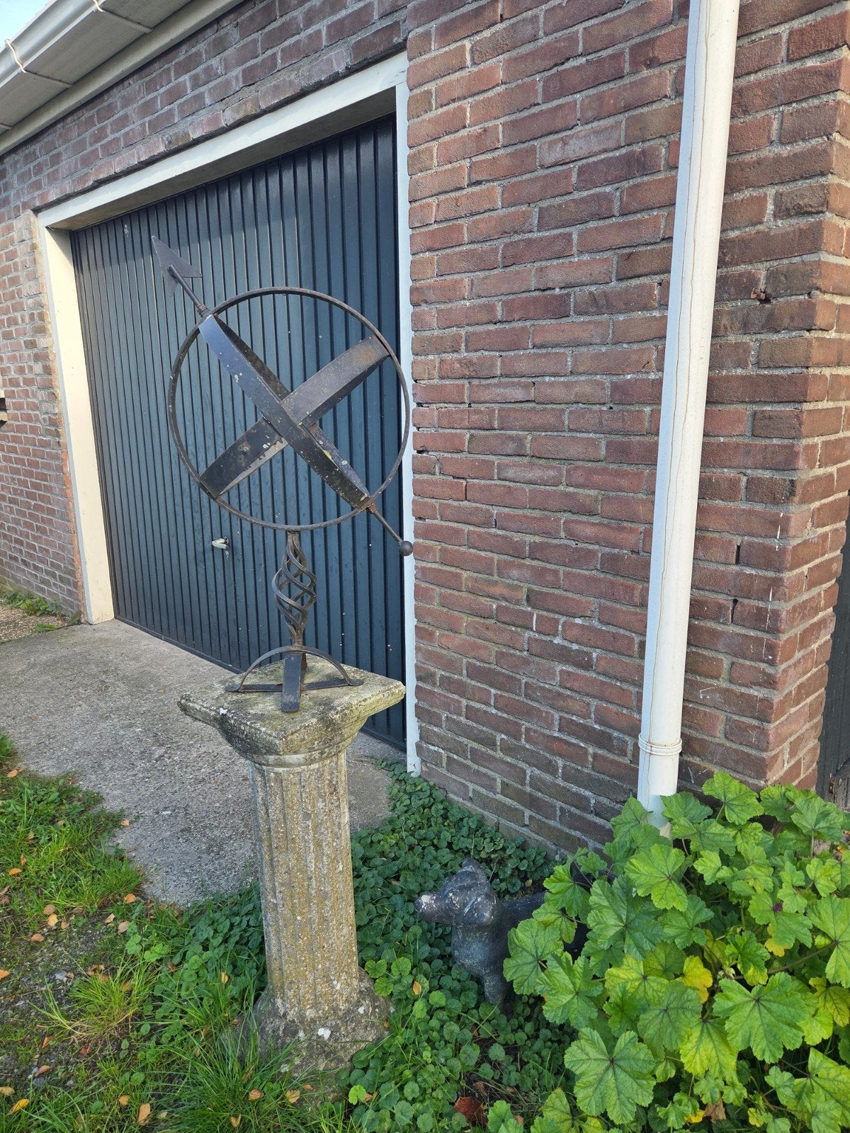 Zonnewijzer op sokkel, Ophalen, Kunststof, Overige typen