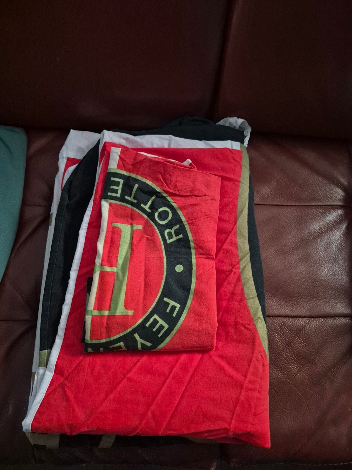 Feyenoord dekbed, Ophalen of Verzenden, Gebruikt, Minder dan 140 cm, 70 tot 85 cm