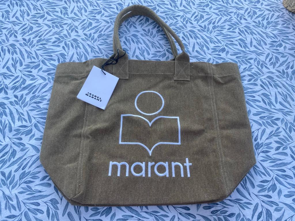 Isabel Marant Yenky Shopper Kakikleurig, Verzenden, Nieuw, Groen, Shopper