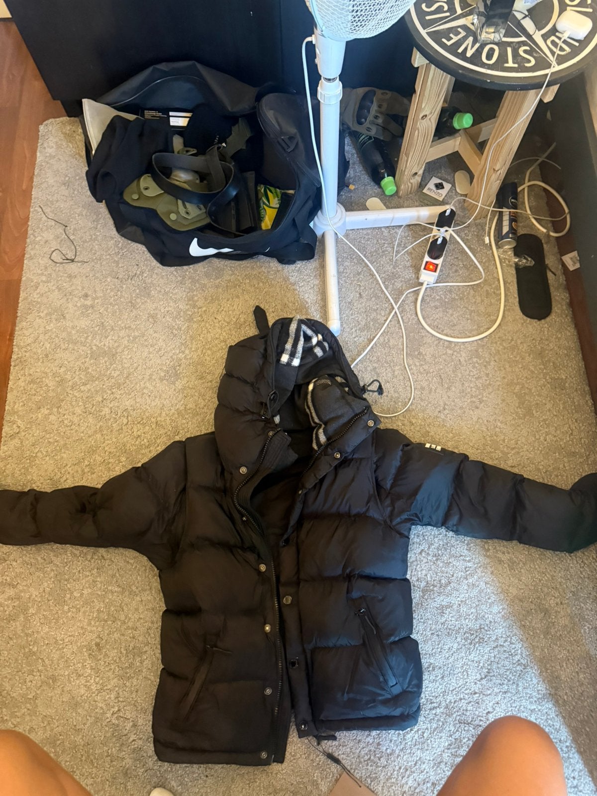 Burberry jas, Kleding | Heren, Jassen | Winter, Verzenden, Nieuw, Maat 48/50 (M), Blauw