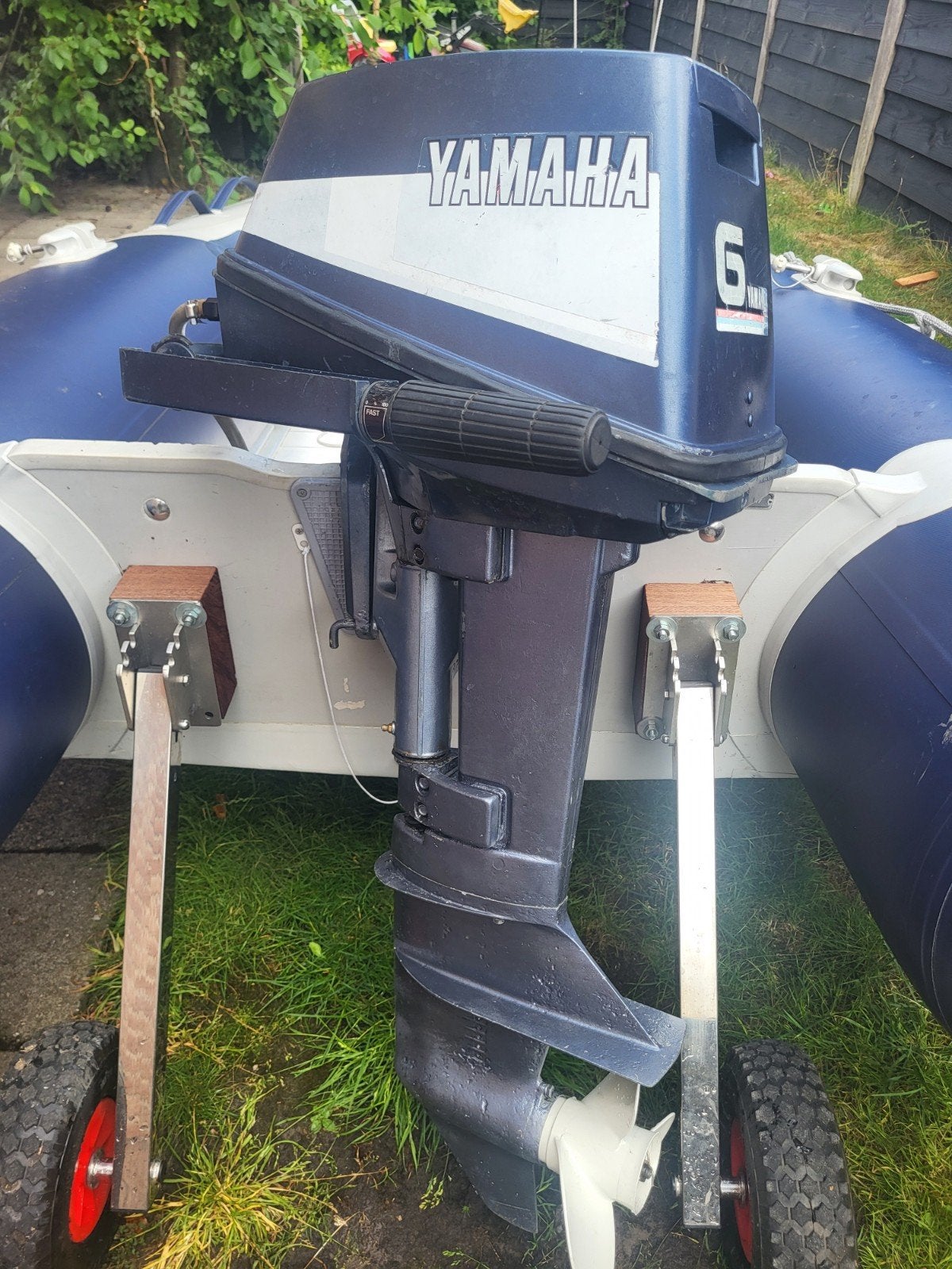 Yamaha 6pk 2-takt buitenboordmotor. moet ZSM weg!, Ophalen, Gebruikt, 5 tot 10 pk, Buitenboordmotor