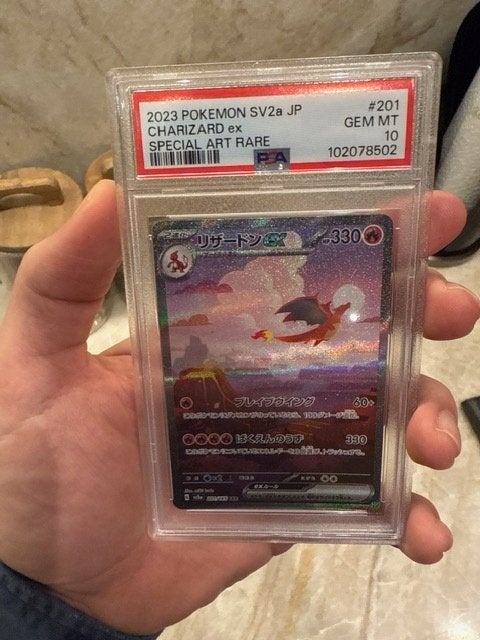Pokémon 151 PSA10 Set Japans Charizard Charmander Charmeleon, Ophalen of Verzenden, Nieuw, Meerdere kaarten, Foil