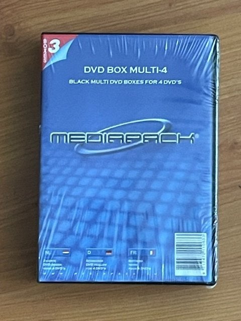 Partij nieuwe lege DVD boxen voor 4 DVD's, Ophalen of Verzenden, Nieuw, Dvd