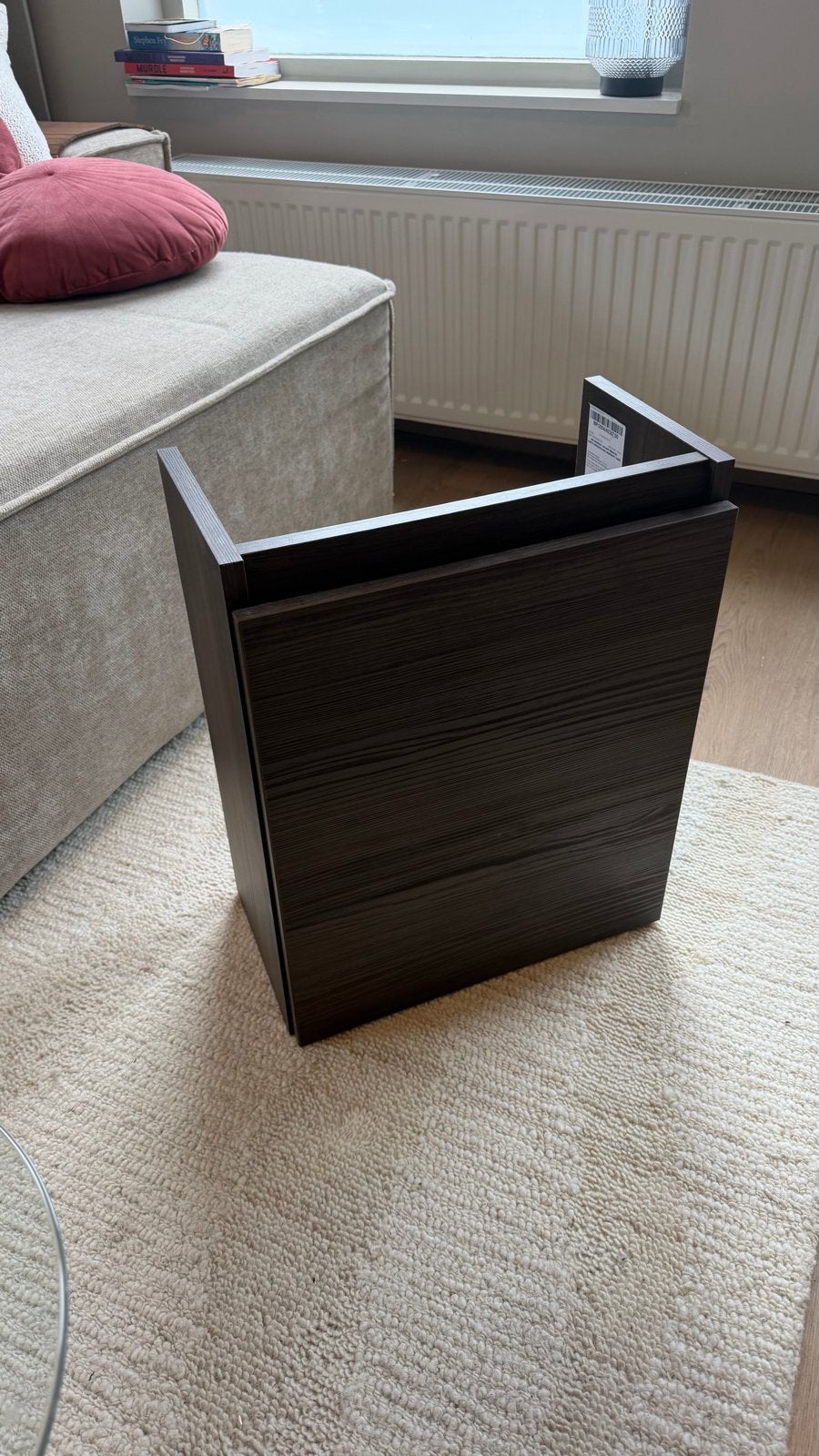 Donkerbruin fonteinkastje, Ophalen, Nieuw