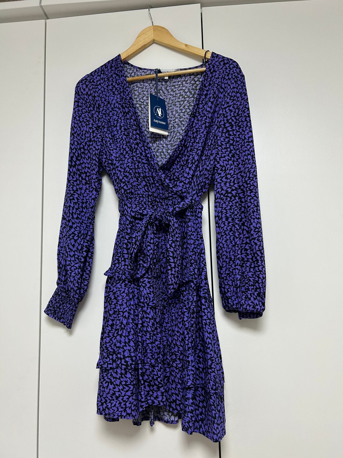 Anytime viscose jurk maat 42 - nieuw staat, Kleding | Dames, Jurken, Ophalen of Verzenden, Zo goed als nieuw, Maat 42/44 (L), Onder de knie