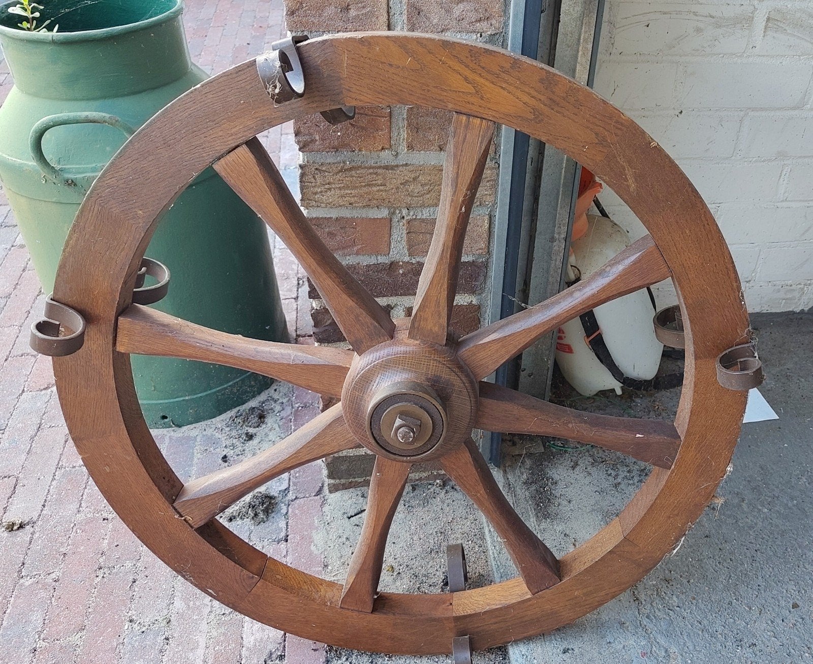 wagenwiel karrenwiel 71cm, Ophalen, 70 cm, 15 cm, Hout
