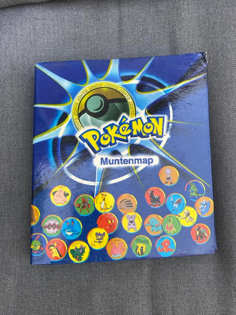 Pokémon Muntenmap met Munten - Johto Collectie, Verzamelen, Flippo's, Ophalen of Verzenden, Overige typen