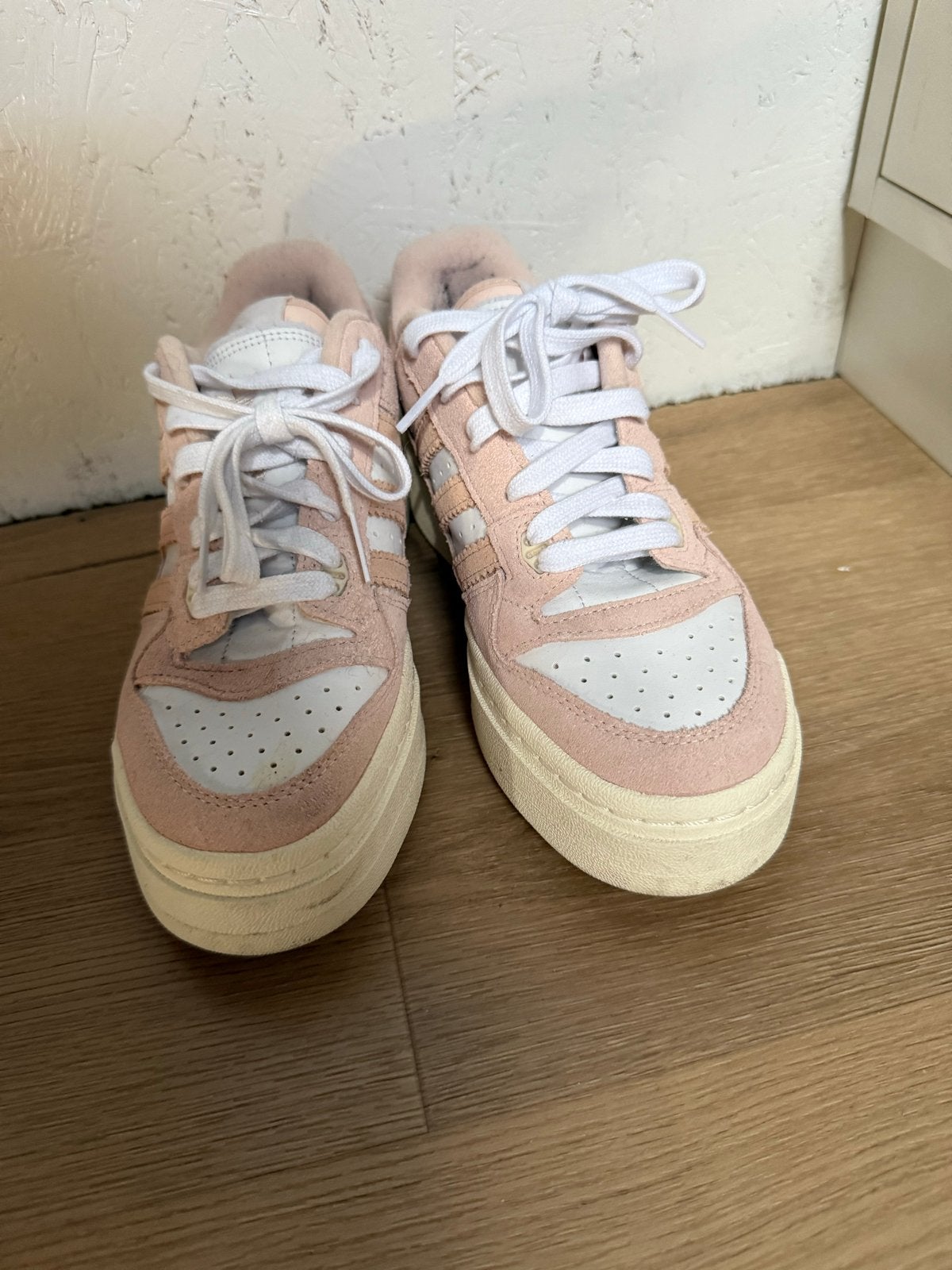 Adidas Forum Low Roze Sneakers Maat 38, Kleding | Dames, Ophalen of Verzenden, Roze, Sneakers of Gympen, Zo goed als nieuw