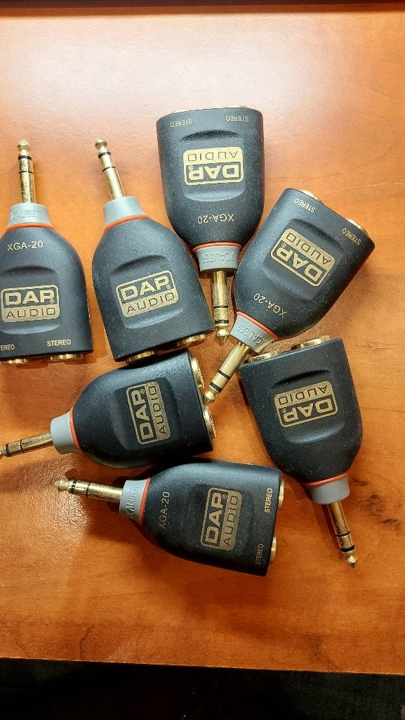 DAP XGA20 – Stereo verloop-plug € 25,-, Ophalen of Verzenden, Audio