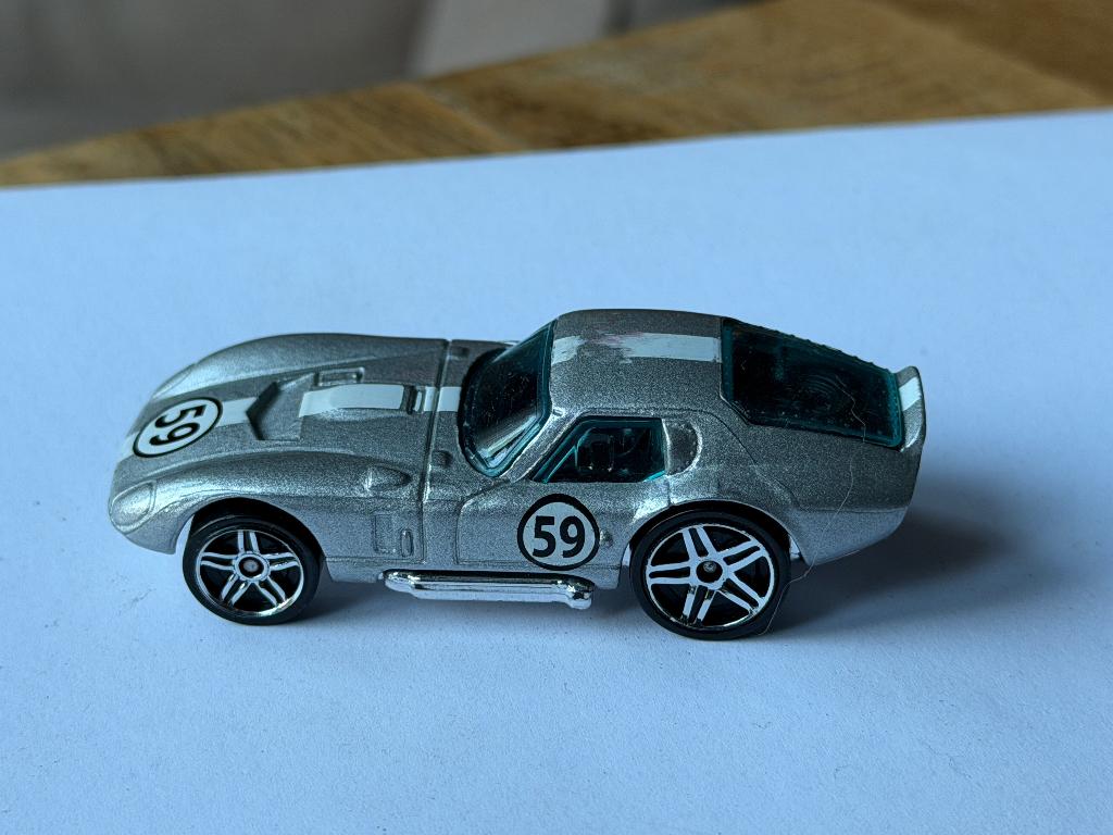 Hot Wheels speelgoed auto, Shelby Cobra Daytona Coupe, Ophalen of Verzenden, Gebruikt, Handmatig, Hot Wheels