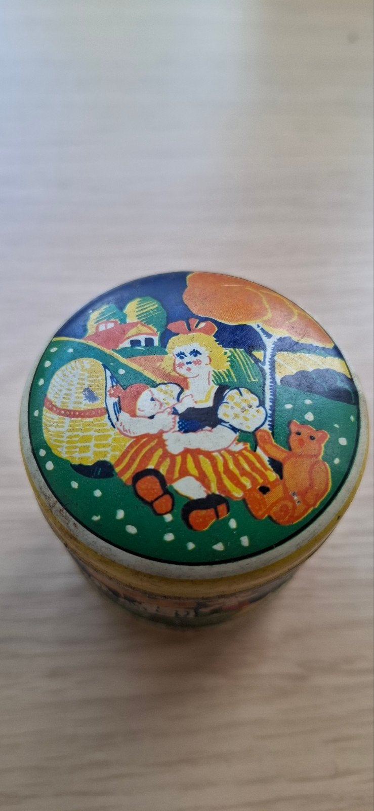 Oud sponsblikje, Ophalen of Verzenden