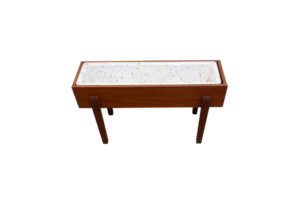 Vintage teak plantenbak jaren 60, Tuin en Terras, Gebruikt, Rijksstraatweg 37 Wilp, Ophalen of Verzenden, Binnen