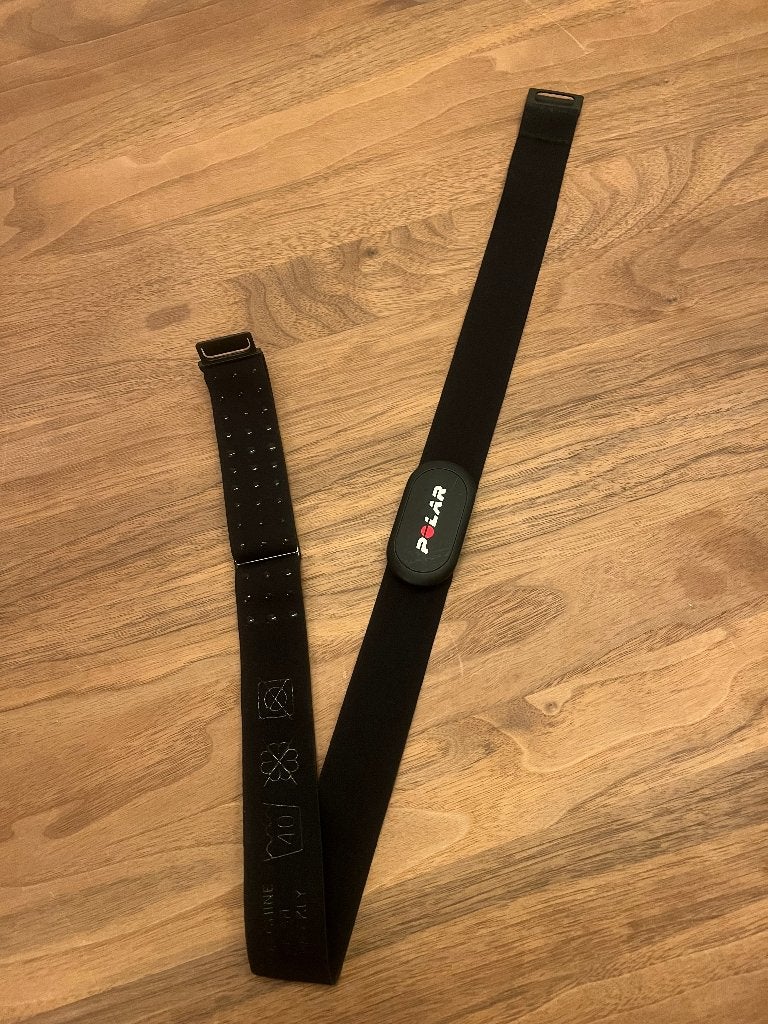 Polar H10 hartslagmeter + borstband zwart M–XXL, Ophalen, Zo goed als nieuw, Polar, Waterdicht
