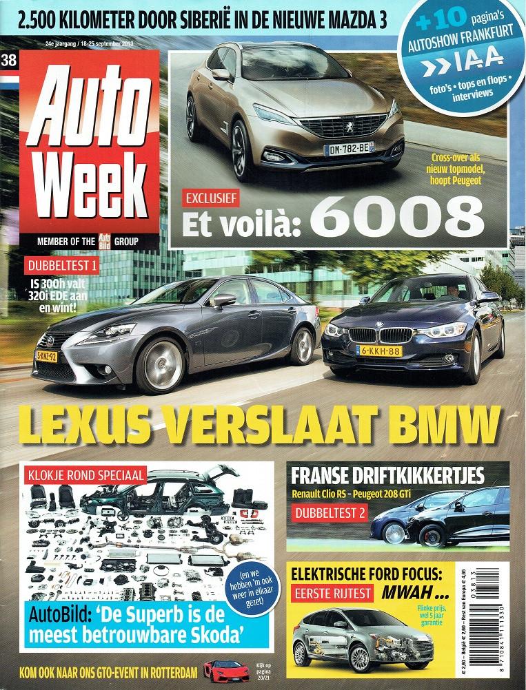 Autoweek 2013 nr. 38 (oa. Peugeot 208 GTI & Renault Clio RS), Verzenden, Gelezen, Algemeen