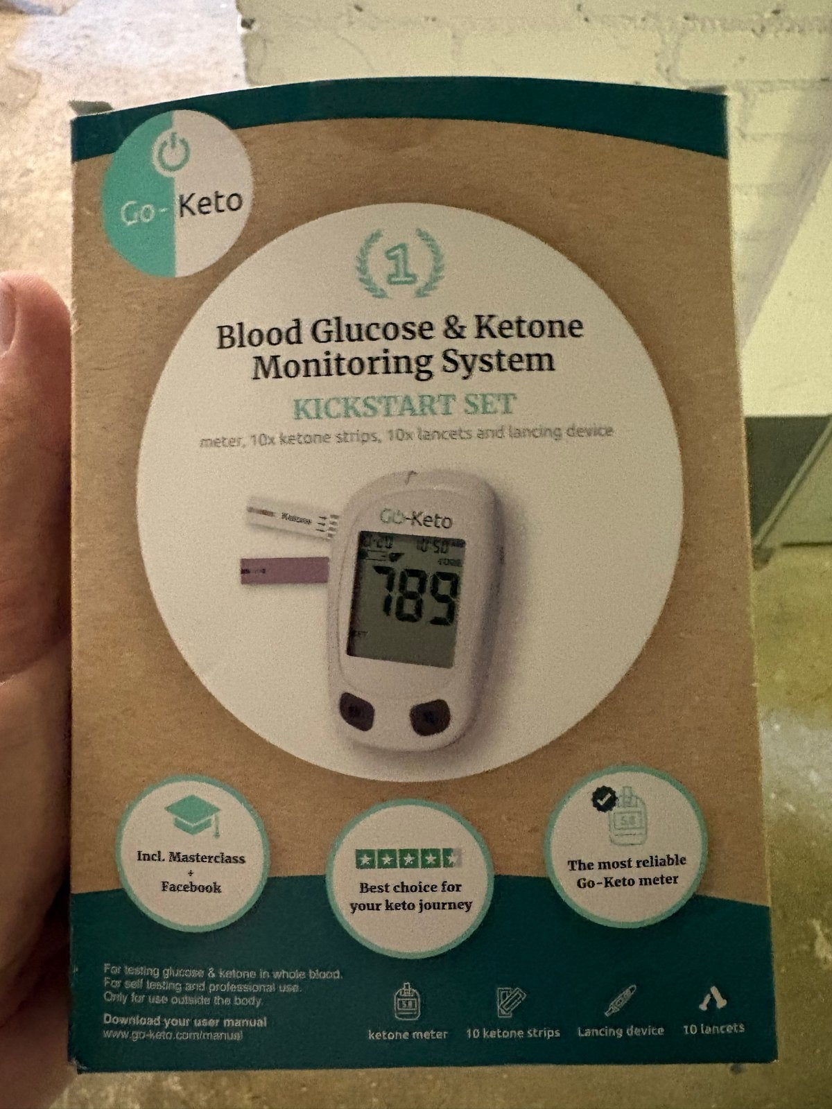 Go-Keto Bloedglucose & Ketonen Monitoringsysteem, Ophalen of Verzenden, Nieuw, Overige typen