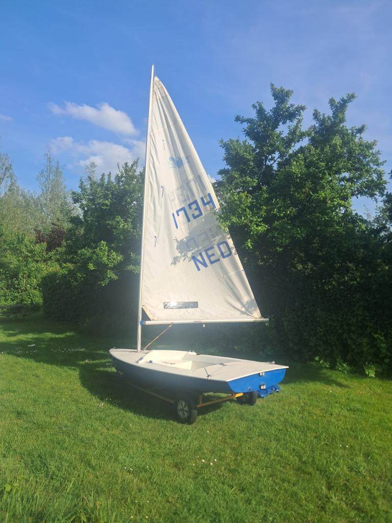 Splash Zeilboot Roel Wester, inclusief strandtrailer!, Watersport en Boten, Zeilen en Zeiltoebehoren, Ophalen, Gebruikt, Overige typen