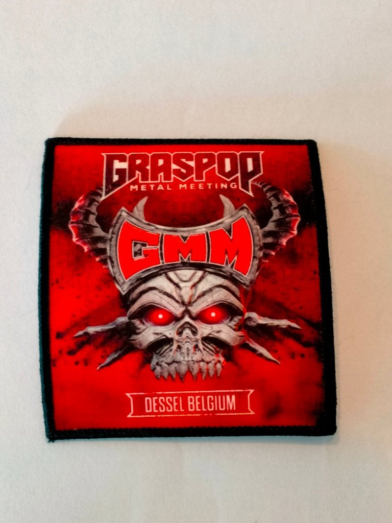 Graspop Metal Meeting Dessel Belgium kleding patch embleem, Verzenden, Nieuw, Kleding