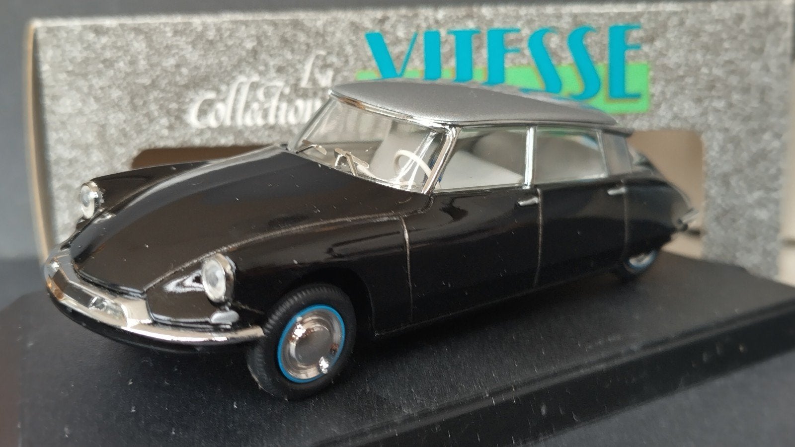 Citroen DS 19 Zwart 1;43 Vitesse Pol, Overige merken, Auto, Verzenden, .