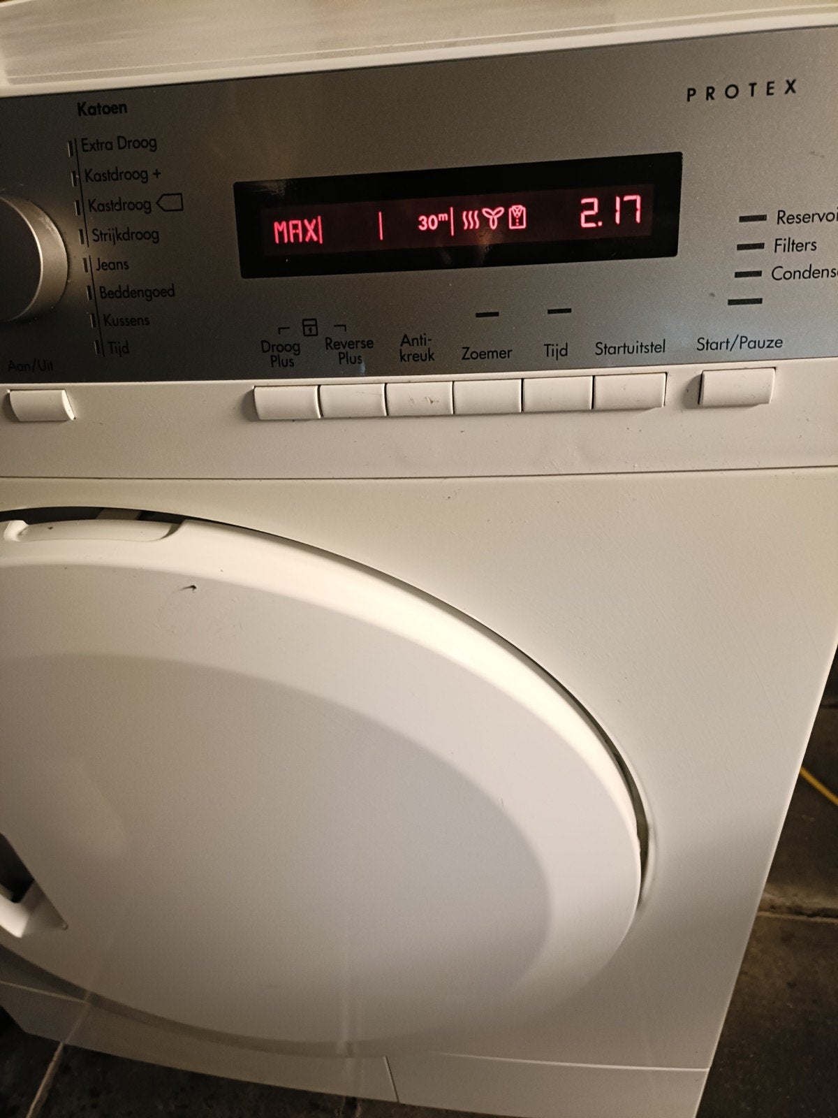 AEG Lavatherm Protex warmtepomp Condensdroger, Ophalen, 6 tot 8 kg, Gebruikt, Voorlader
