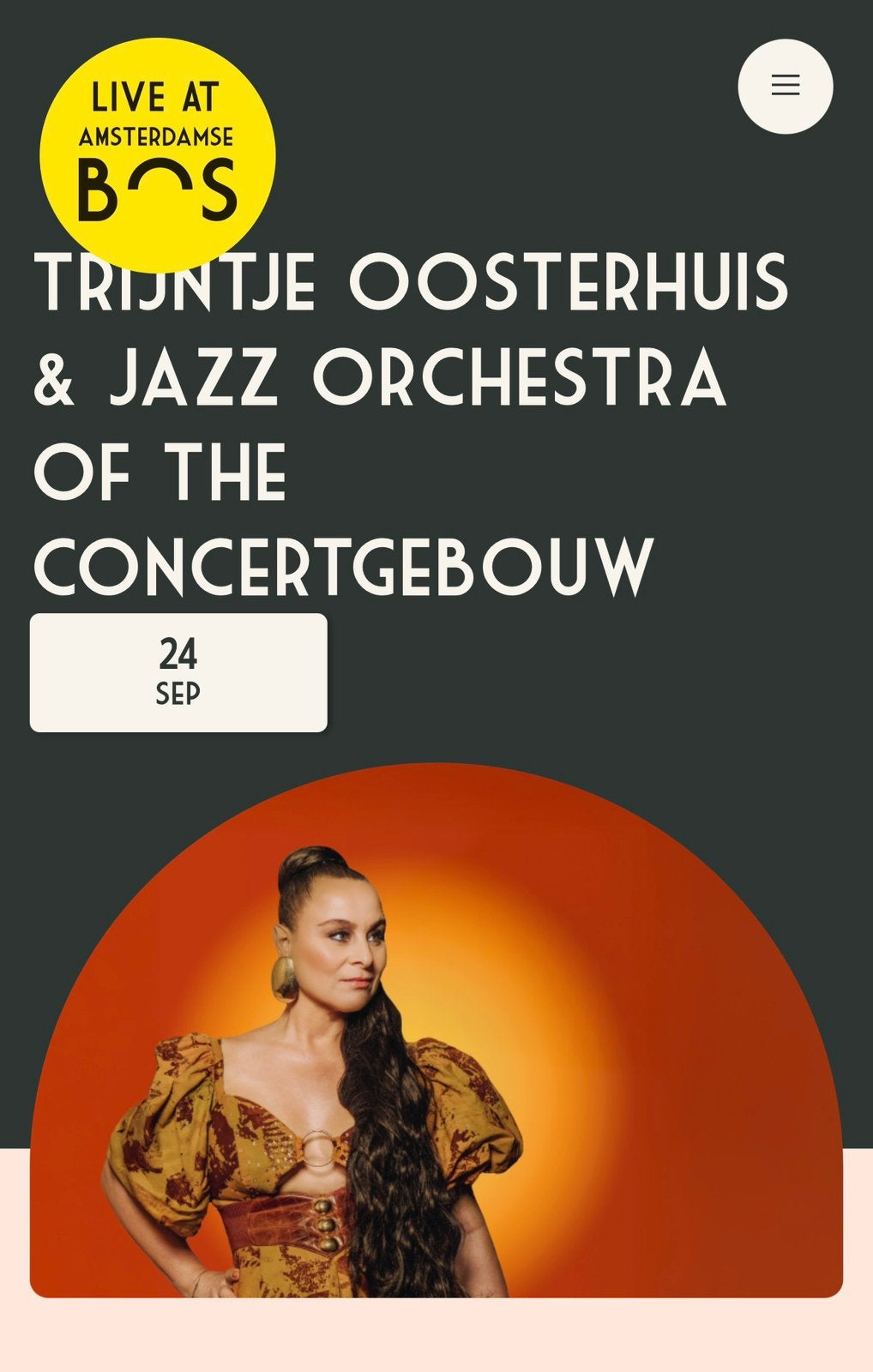 Trijntje Oosterhuis a’damse bos 24 sept - prijs 2 tickets, Twee personen, September