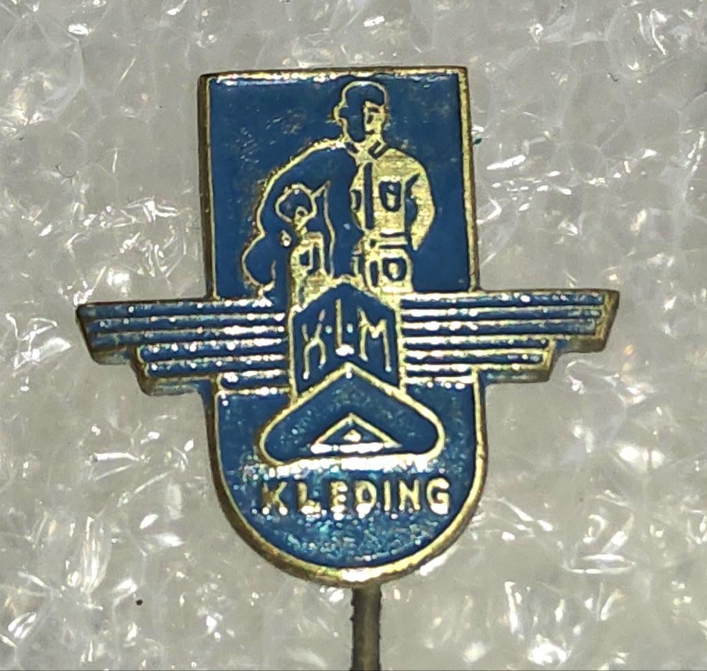 Vintage KLM Kleding Speldje, Ophalen of Verzenden, Gebruikt, Merk, Speldje of Pin