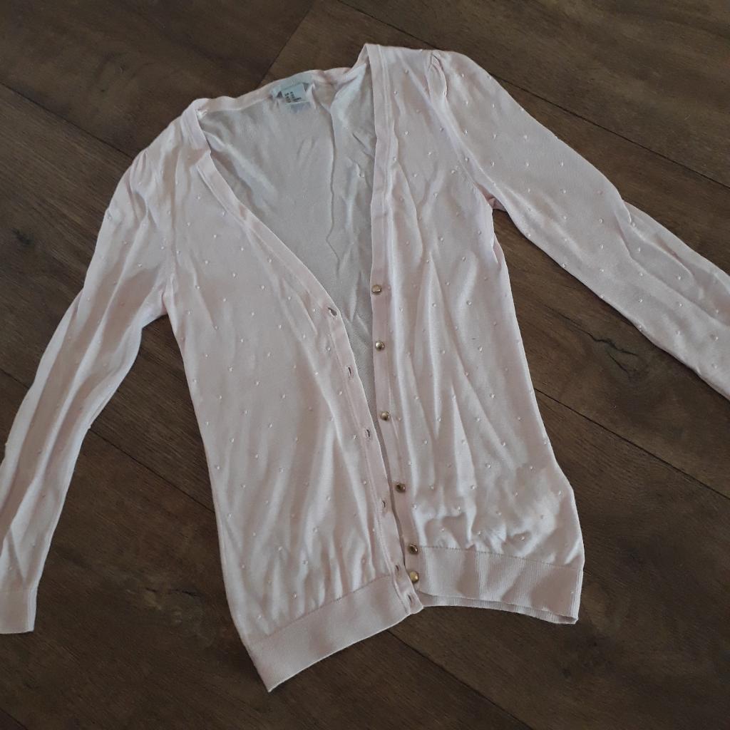 licht roze vestje mt. 164, Kinderen en Baby's, Kinderkleding | Maat 164, Meisje, Trui of Vest, H&M, Ophalen of Verzenden