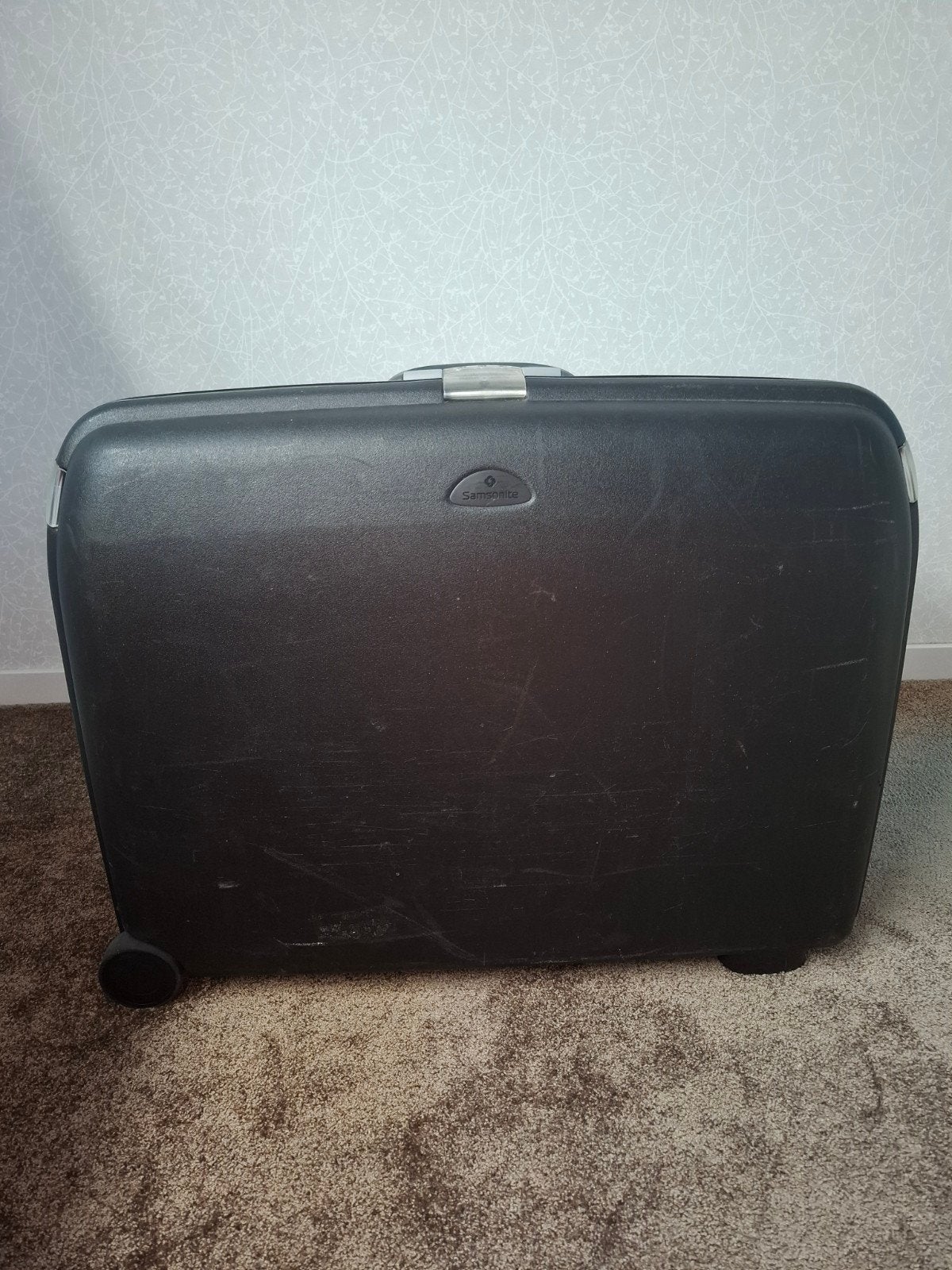 Zwarte koffer Samsonite, Ophalen, Gebruikt, Hard kunststof, Slot