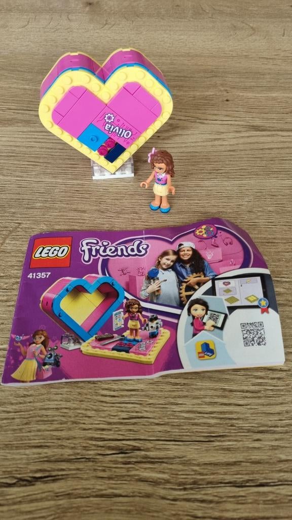 LEGO Friends Olivia's Hartendoosje 41357, Compleet, Lego, Friends, Ophalen of Verzenden