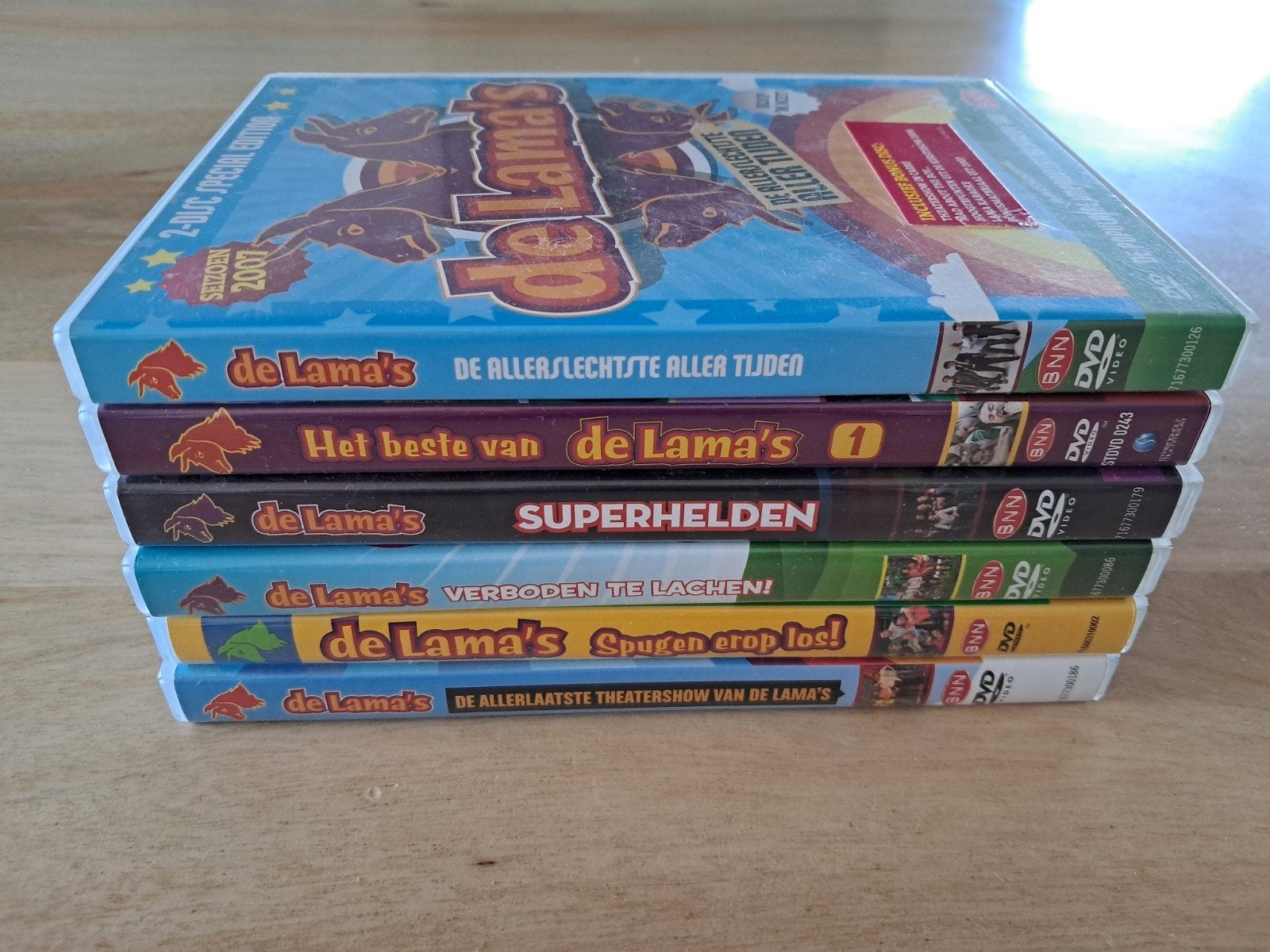 De Lama's DVD Collectie - 6 DVD's, Ophalen, Gebruikt, Alle leeftijden, Nederlands