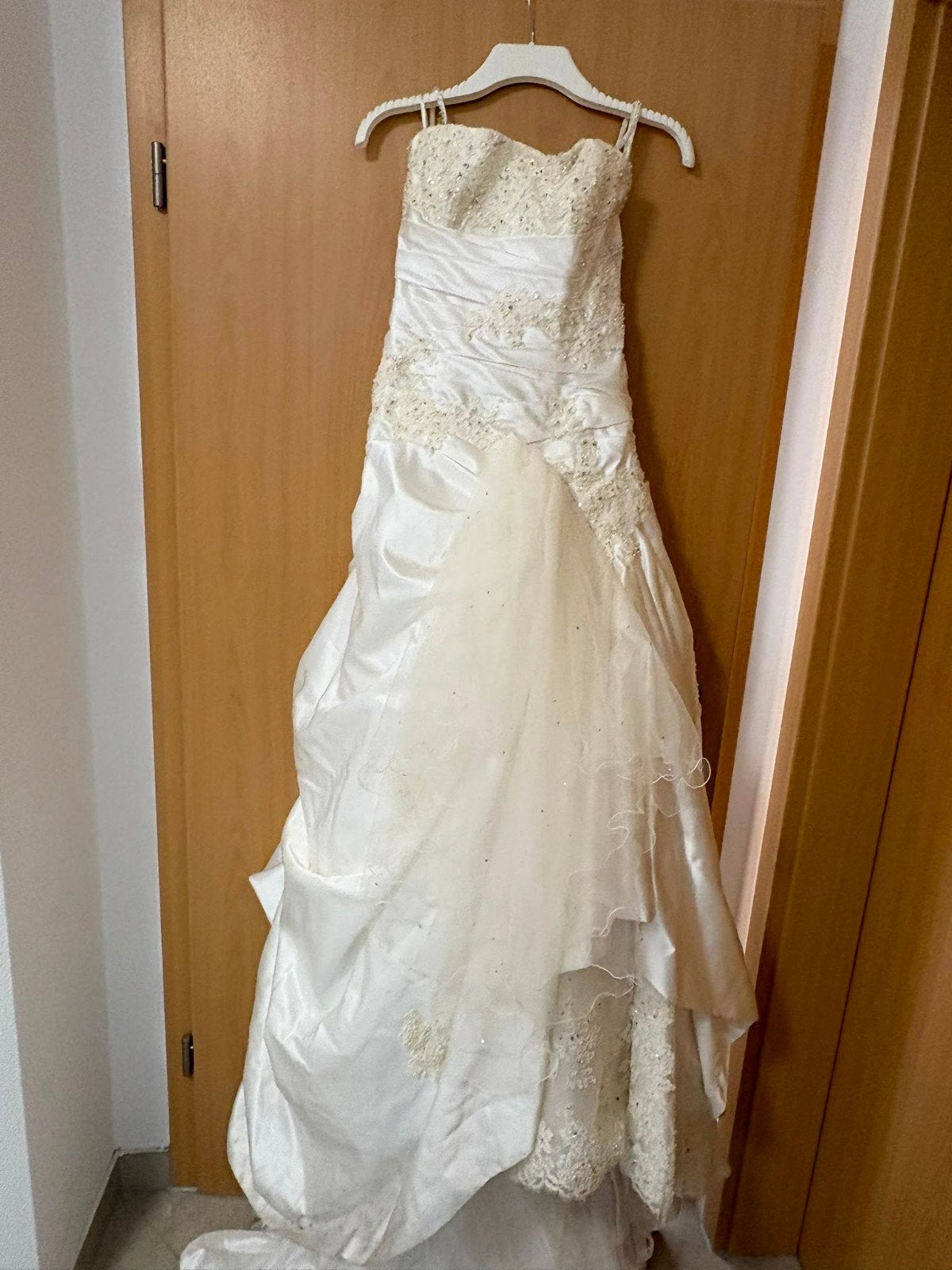 trouwjurk, Kleding | Dames, Trouwkleding en Trouwaccessoires, Ophalen of Verzenden, Zo goed als nieuw, Wit, Trouwjurk