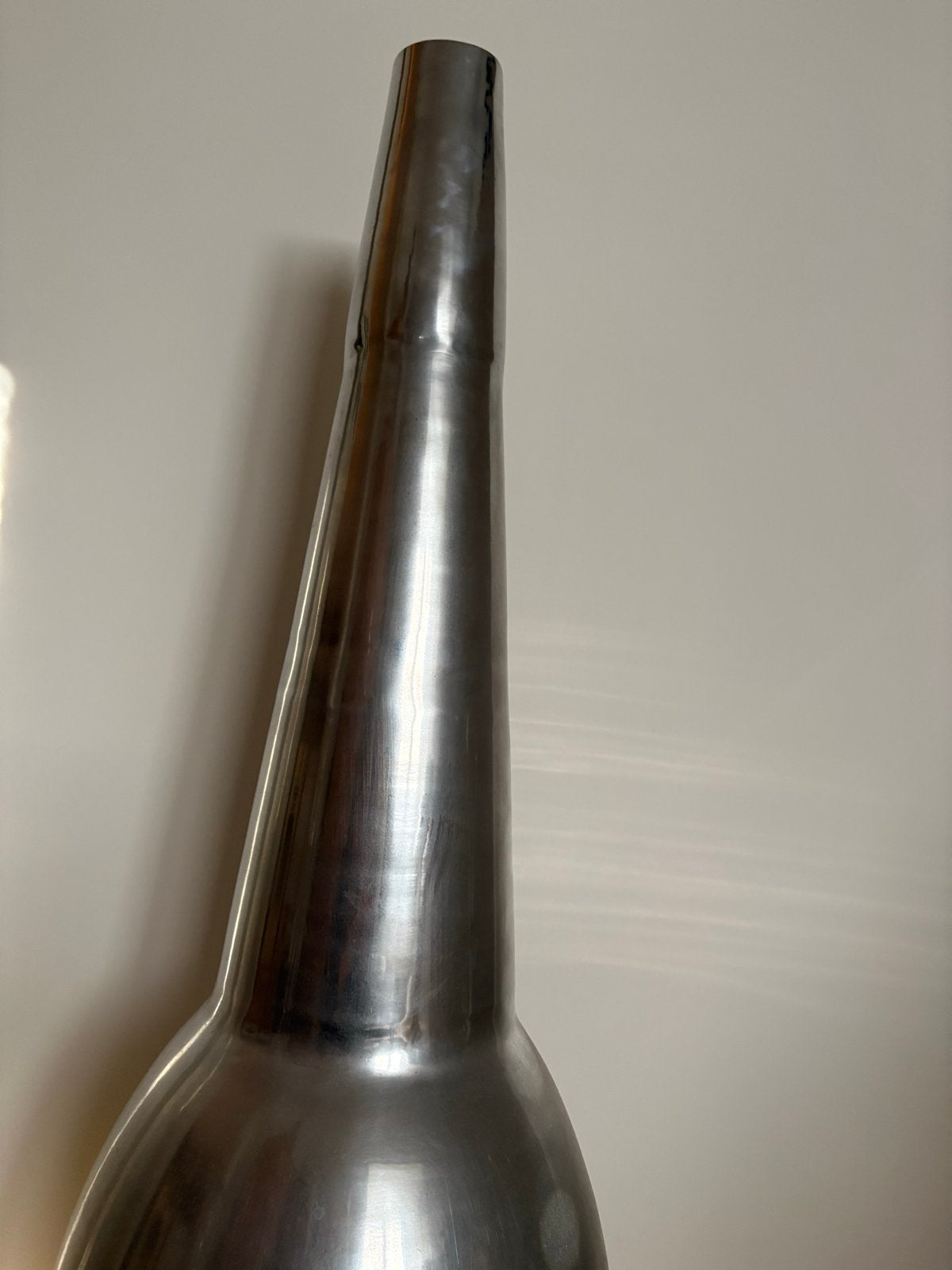 Grote metalen vloervaas - Modern design, Ophalen