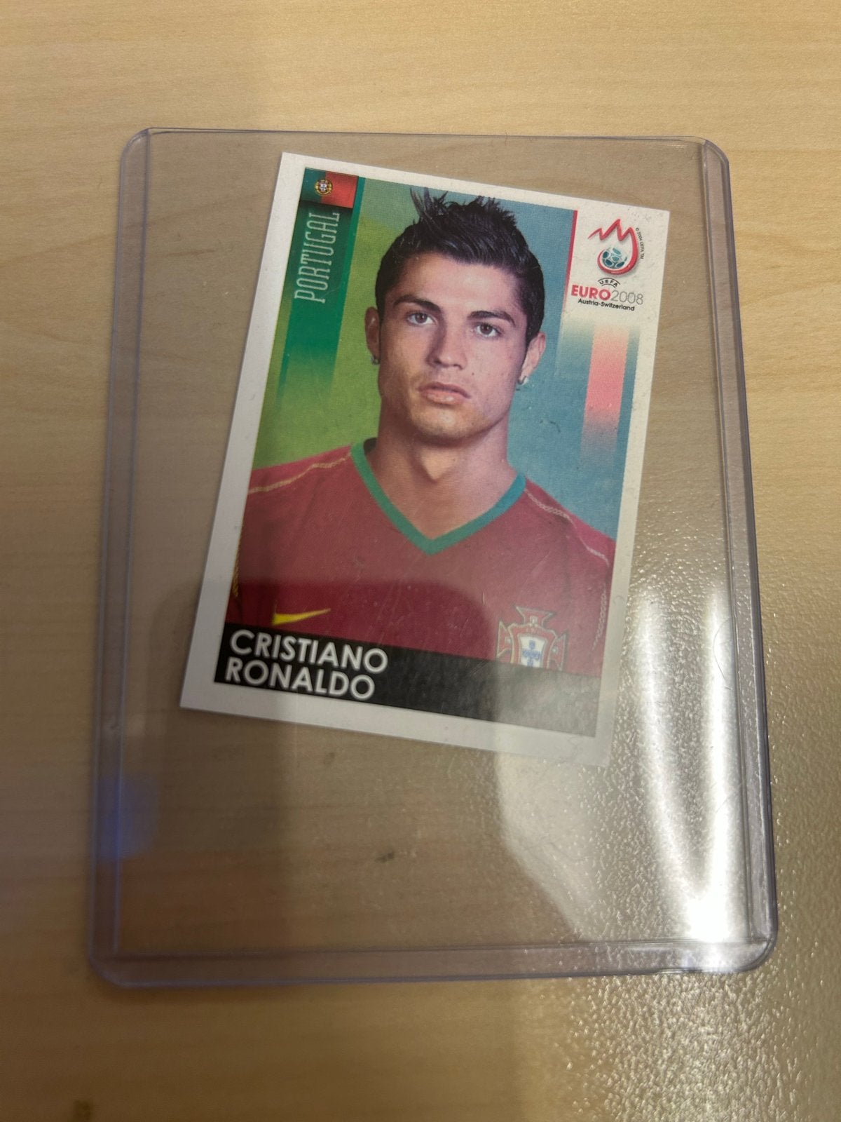Cristiano Ronaldo Panini EURO 2008, Ophalen of Verzenden, Zo goed als nieuw, Sticker
