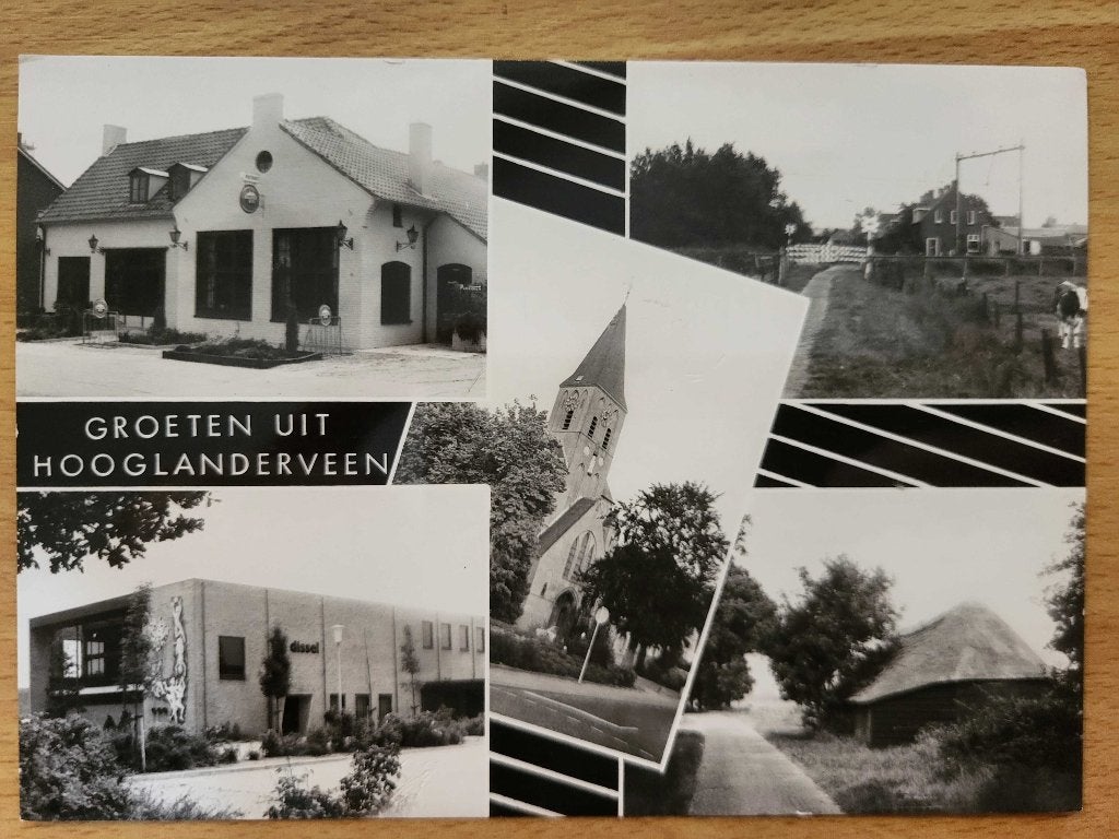 ansicht Hooglanderveen meerluik, Verzenden, Voor 1920, Utrecht