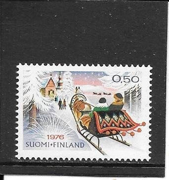 Finland kerst, Postzegels en Munten, Postzegels | Europa | Scandinavië, Ophalen of Verzenden, Finland, Postfris