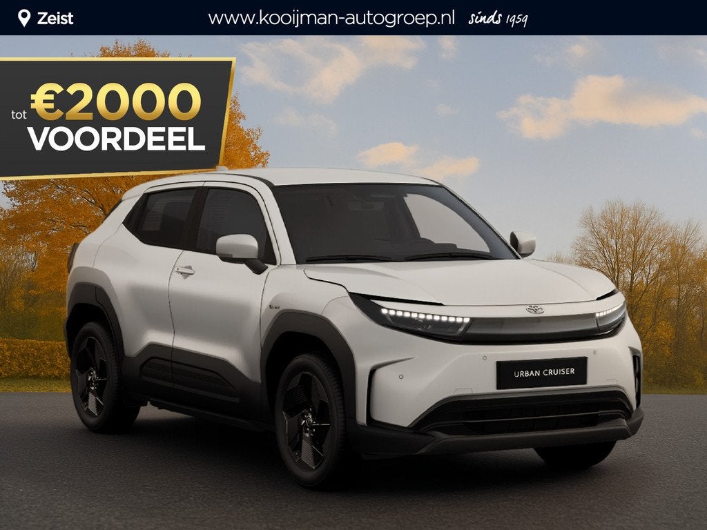 Toyota Urban Cruiser Active 49 kWh €30.995,- RIJKLAAR! Nu