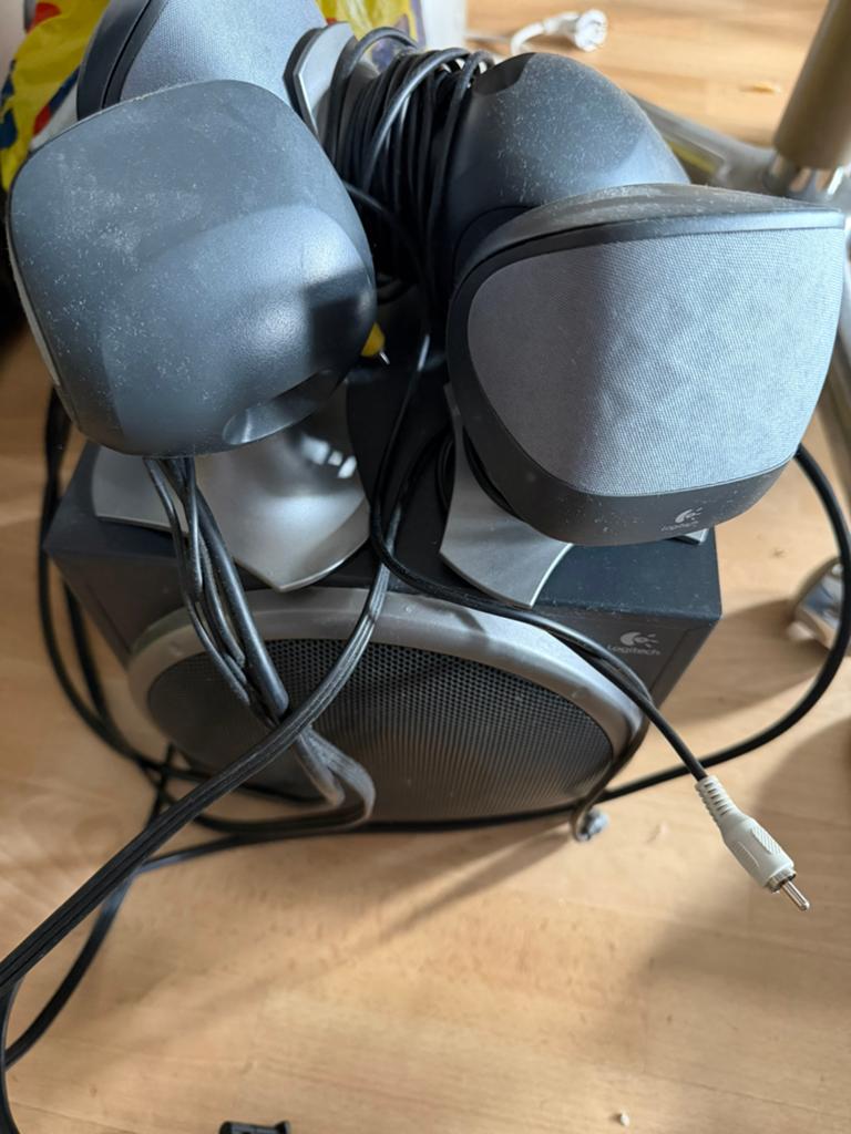 Logitech X- 620, Computers en Software, Pc speakers, Ophalen of Verzenden, Gebruikt, Audiokanaal 4.1