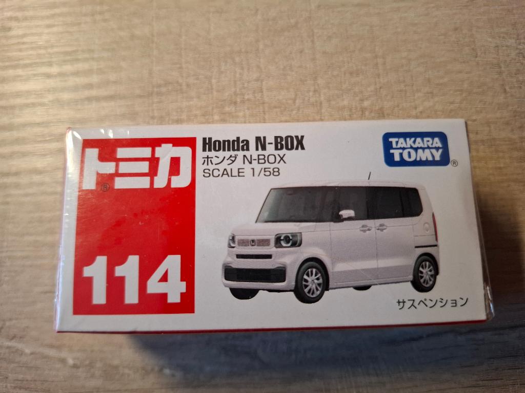 Tomica 114 - Honda N-Box [wit] 1/58 MIB, Hobby en Vrije tijd, Modelauto's | Overige schalen, Ophalen of Verzenden, Nieuw, Auto