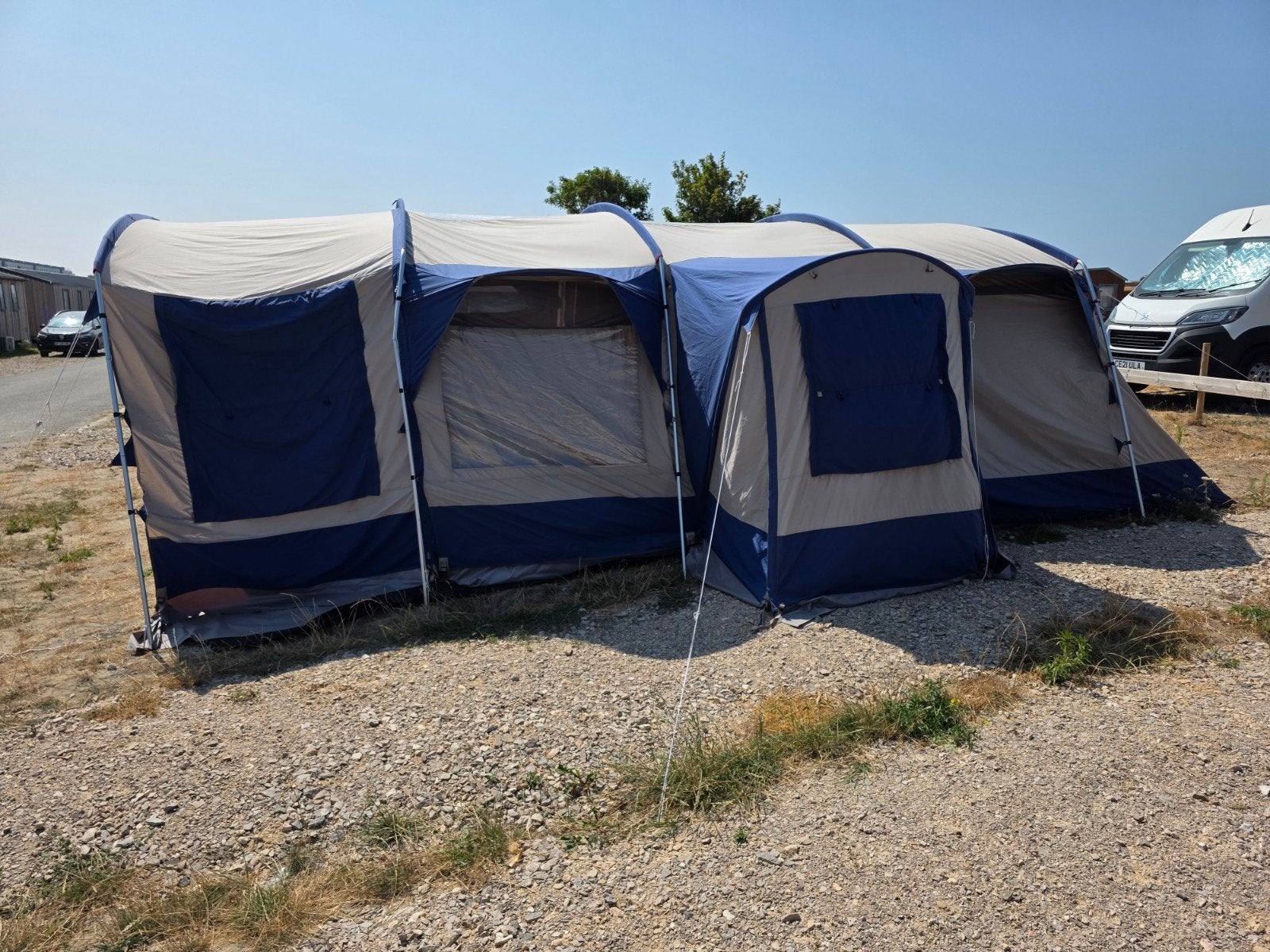Tunnel tent, Caravans en Kamperen, Tenten, Ophalen, Zo goed als nieuw, Tot en met 5