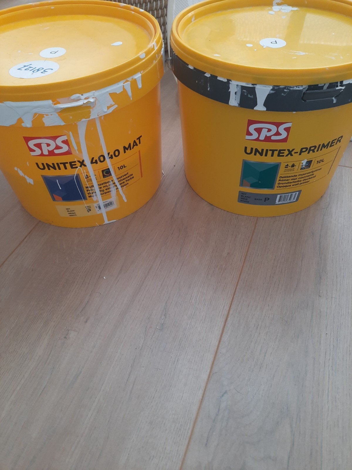sps primer en unitex 4040 mat, Ophalen, Wit