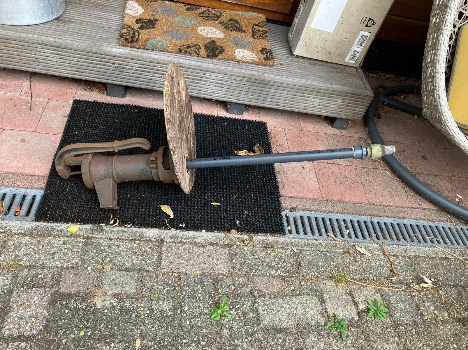 Hand waterpomp gietijzer, Tuin en Terras, Ophalen, Gebruikt, Handmatig, Overige typen