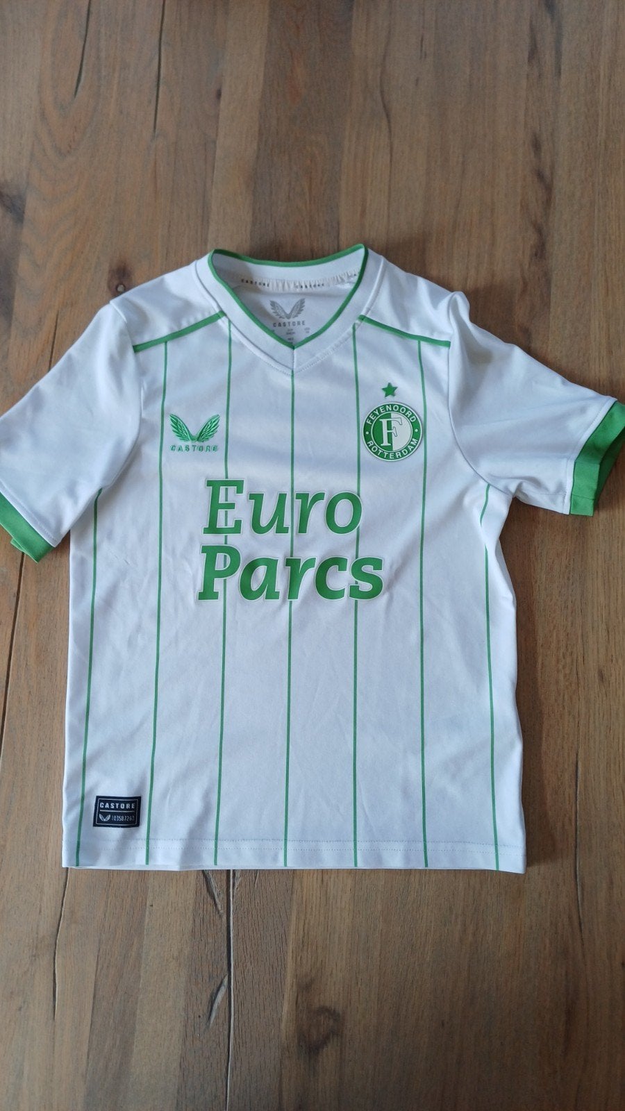 Feyenoord shirt 2023/2024 - Castore - Maat 134, Maat XS of kleiner, Ophalen of Verzenden, Zo goed als nieuw, Shirt